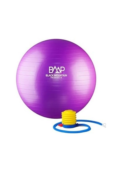 Black Mountain Unisex Products Professional Grade Stability 1000LBS Anti-Burst 2000LBS Statik Ağırlık Rated 75 cm Gym Ball fiyatları