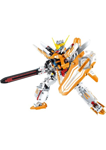 Stem Savaşçı Yapım Seti, 833 Parça Eğitici Bloklar, Turuncu