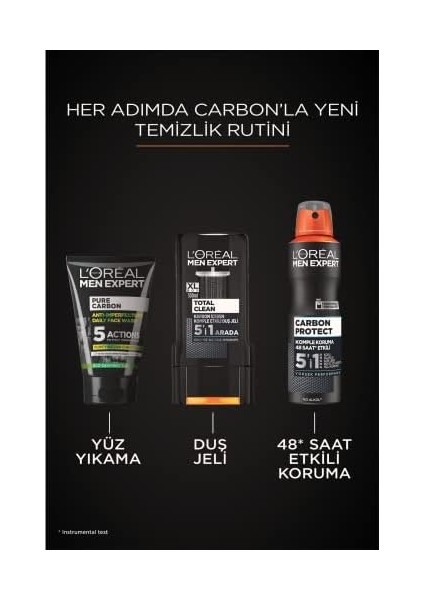 L'oréal Parıs Men Expert Pure Charcoal Cilt Problemlerine Karşı Savaşan Yüz Yıkama Jeli 100 ml fiyatları