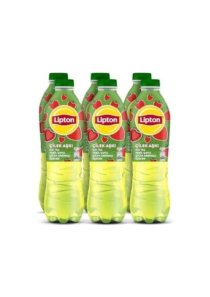 Lipton Ice Tea Çilek Aşkı Soğuk Çay Pet 6 x 1 L