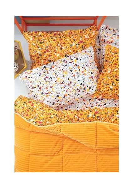 Terazzo Çift Kişilik Uyku Seti Sarı modelleri