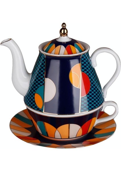 Art Leslie Tek Kişilik Demlik & Fincan Seti