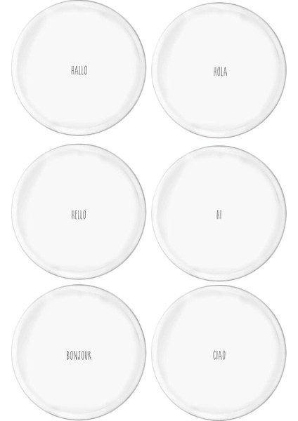 Mia Summertime Servis Tabağı 6 Lı Set - 26 cm