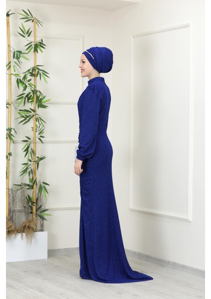 Rüya Abiye Elbise Saks ESM16