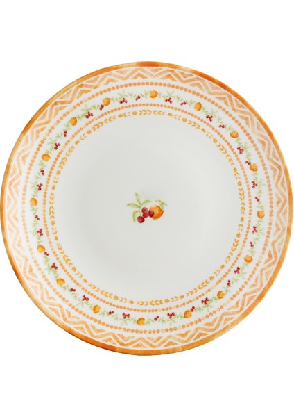 Carmen 6 Kişilik 24 Parça Yemek Takımı - Turuncu