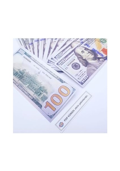Konsol Düğün Sahte 200 Adet Şaka Oyun 100 Dolar PP191104 fiyatları