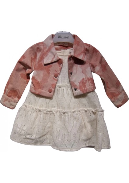 GÜPÜR ELBİSELİ CEKETLİ KIZ TAKIM fırsatları