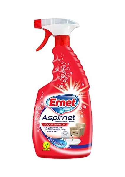Ernet Süper Likit Aspirnet Çok Amaçlı Temizleyici 750 ml Sprey'li