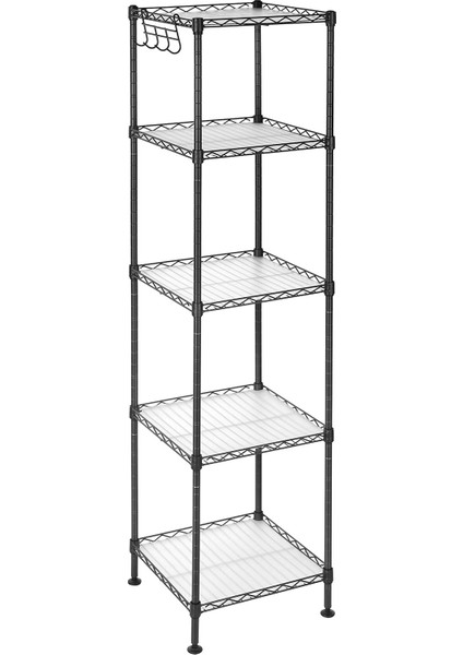 Rafı, Ayaklı Raf, Metal, Sağlam, 100 Kg'a Kadar Taşıma Kapasitesi LGR23BK