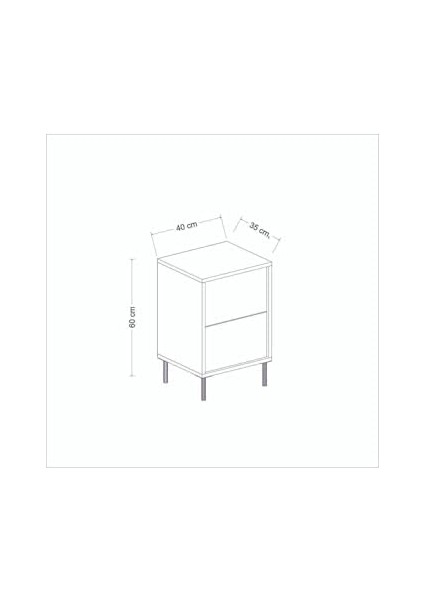 Dizayn Imaj Komodin Beyaz (Mermer Desen) fiyatları