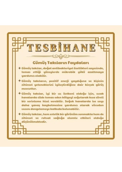 (Tesbihane) 1000 Ayar Gümüş Kazaz Püsküllü Küre Kesim Sarı Sedef Doğaltaş Tesbih