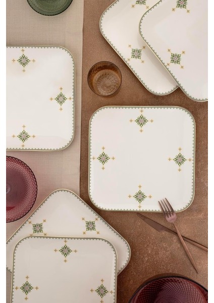 Minas 6 Parça 25 Santimetre Düz Tabak, Goblen