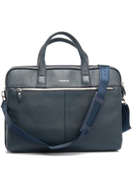 Lacivert Hakiki Deri Erkek Evrak Çantası - S1EV00021388-A38