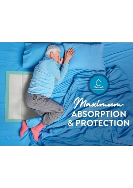 Myflon Premium Ultra Kalın 200GRAM M2 4 Lt M2 Sıvı Emici 60X90 Alt Değiştirme, Hasta Bakım Yatak Koruyucu Örtüsü, Bebek Alt Açma Örtüsü, Evcil Hayvan Çiş Pedi 10 Adet modelleri