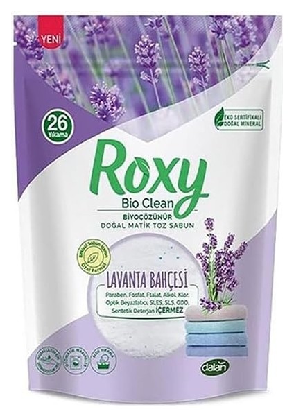 Dalan Roxy Matik Toz Sabun Lavanta 800 gr
