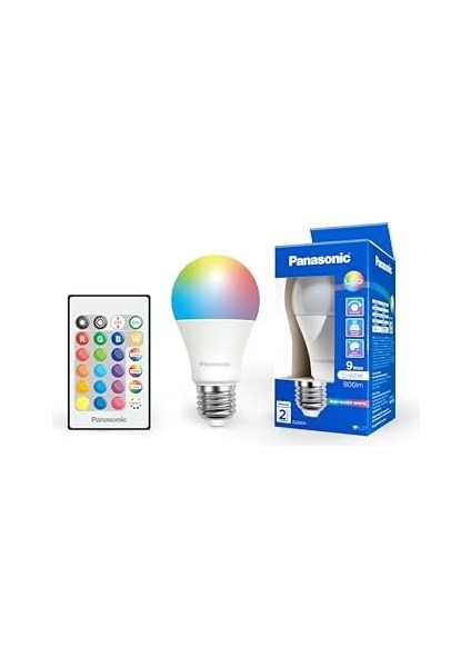 E27 LED Smart Uzaktan Kumandalı Lamba 9W Rgb modelleri