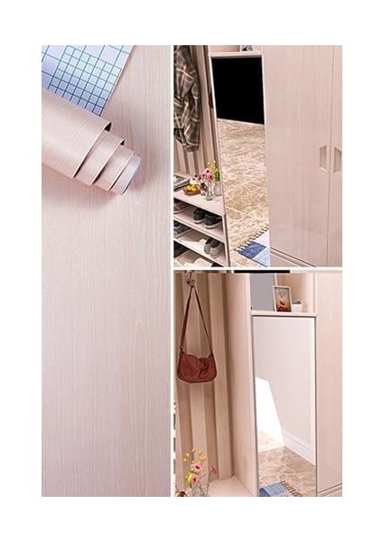 Ahşap Görünümlü Yapışkanlı Kaplama Folyosu Tezgah Dolap Mobilya Kaplama Folyosu 1 Metre x 60 cm 1450 modelleri