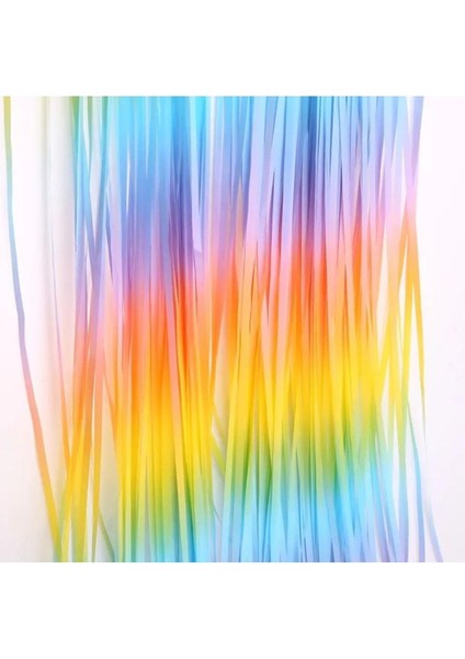 Makaron Renkli Arka Plan Perdesi