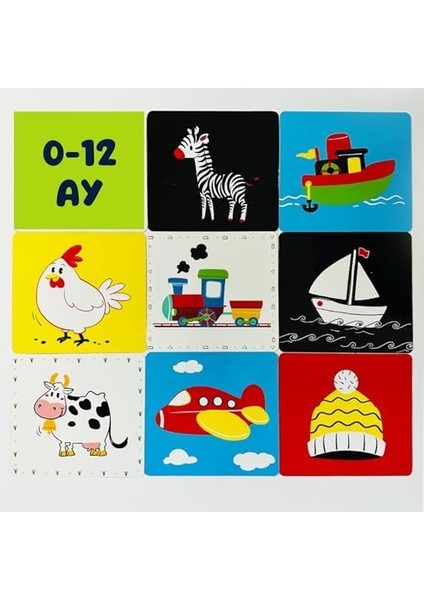 Öğreniyor Tak-Çıkar Kartlarım 12-24 Ay