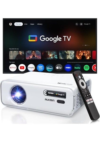 Eazze D1 Gtv Projektör, Tv Akıllı Projektör, Wifi ve Bluetooth, Netflix Resmi Lisanslı, Otomatik Odaklama ve Keystone, Doıby Audio, Zoom, Yerel 1080P Film, Taşınabilir Dış Mekan modelleri