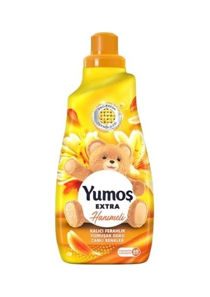 Yumoş Çamaşır Yumuşatıcısı Extra Konsantre Hanımeli 1440 ml