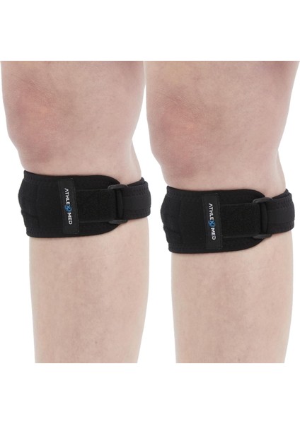 Athlex Med Patella Tendon Destek Bandı – Silikonlu, Ayarlanabilir Neopren Diz Altı Bandı, Koşu, Yürüyüş ve Aktif Günlük Kullanım Için Hafif ve Konforlu Destek (1)