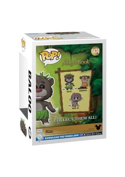 Pop!: Tjb - Baloo ​ - Jungle Book - Figürü - Hediye Fikri - Resmi Ticari Ürünler - Çocuklar ve Yetişkinler Için Oyuncak - Film Hayranları - Için Model fiyatları