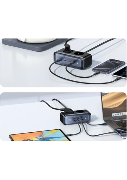 CH-4610 70W Gan 6in1 Güç Ünitesi - Siyah fiyatları