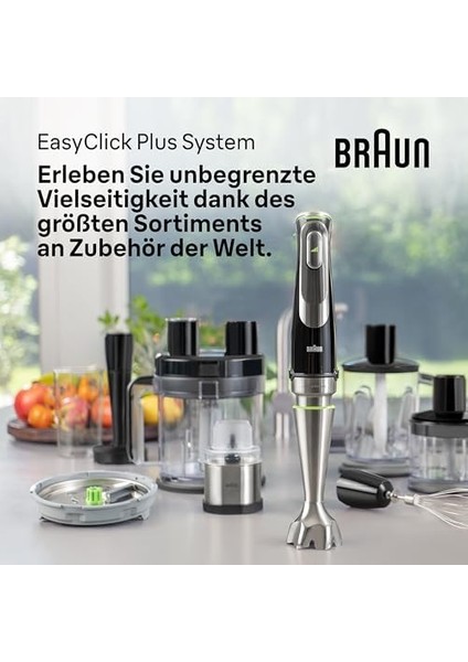 Multiquick 9 Mq 9187XLI El Mikseri – Powerdrive Teknolojili Püre Çubuğu ve Parçalama, Damgalama, Karıştırma ve Buz Kırma, 1200 Watt, Siyah/paslanmaz Çelik fiyatları