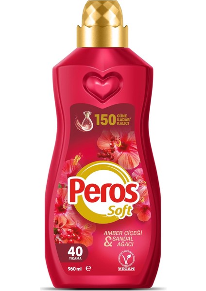 Peros Konsantre Yumuşatıcı Amber Çiçeği & Sandal Ağacı 960 ml fiyatları