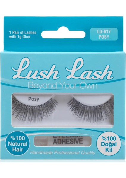 Lush Lash Beyon Your Own Takma Kirpik LU-617 Posy (1 Paket)