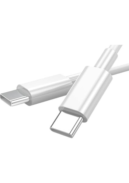 Type C-C, 60WATT Pd, Tpe Hızlı Şarj & Data Kablosu, 15/16 ve Için (100 Cm) modelleri