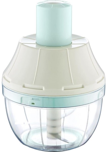 3 Bıçaklı Basmalı El Rondosu: Küçülebilir Tasarım, Paslanmaz Çelik Bıçaklar, Mutfak Için Pratik Yardımcı