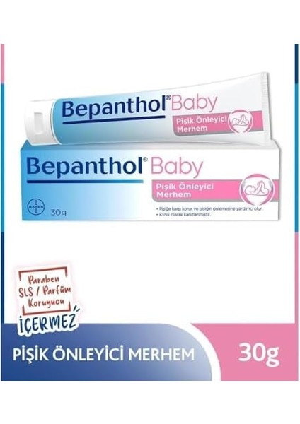 Bepanthol Baby Pişik Önleyici Merhem 30GR fiyatları