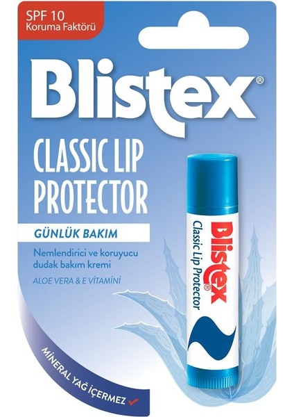 Blistex Classic Lip Protector Nemlendirici ve Koruyucu Dudak Bakım Kremi Spf 10 fiyatları