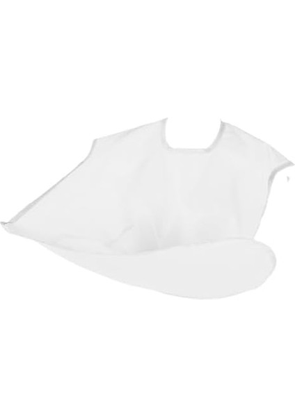 Vantuzla Sabitlemeli, Boyundan Bağlamalı, Saç ve Sakal Tıraş Önlüğü (Beyaz) (70X100CM)