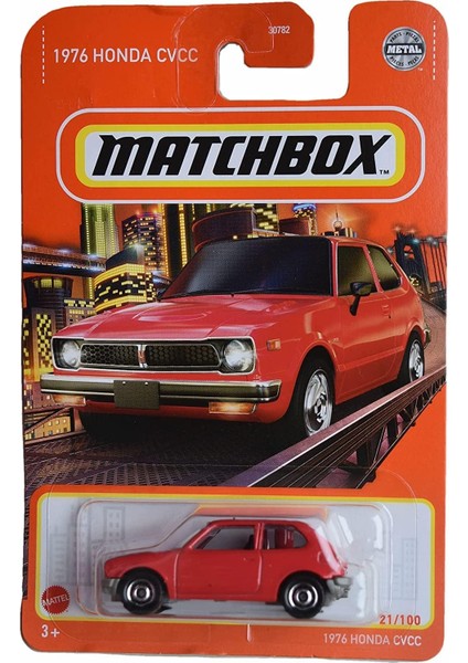 Pet Elephant Matchbox 1976 Hon-Da Cvcc - Kırmızı - 21/100
