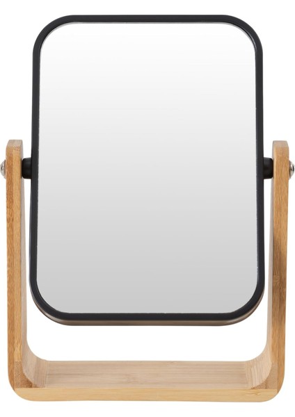 Concept Bambu Büyüteçli Ayna Siyah 16X5.8X21.8