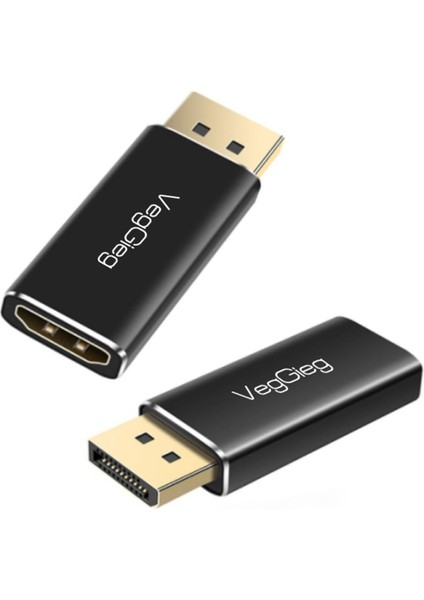 Veggieg 4K 30Hz Displayport (Dp) To HDMI Çevirici Dönüştürücü Adaptör