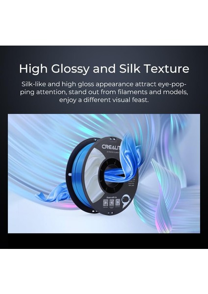 Creality Cr-Sılk Pla Filament Gökkuşağı 1.75MM 1kg fiyatları