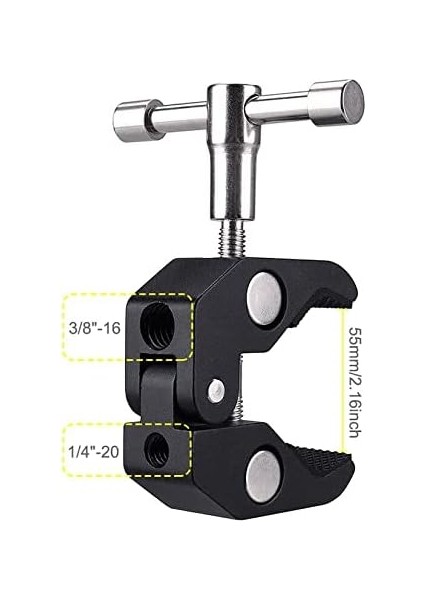 Dual Ball Heads Arm + Super Clamp Kelepçe fiyatları