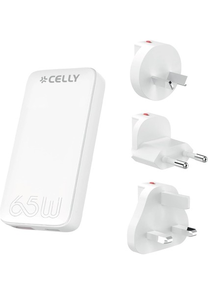 Univrsl 65W Eu/uk/aus/us Duvar Şarj Cihazı