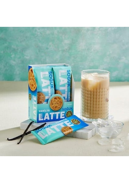 Kahve Dunyası Özel Seri Soğuk Vanilyalı Aromalı Caffe Latte 10'lu