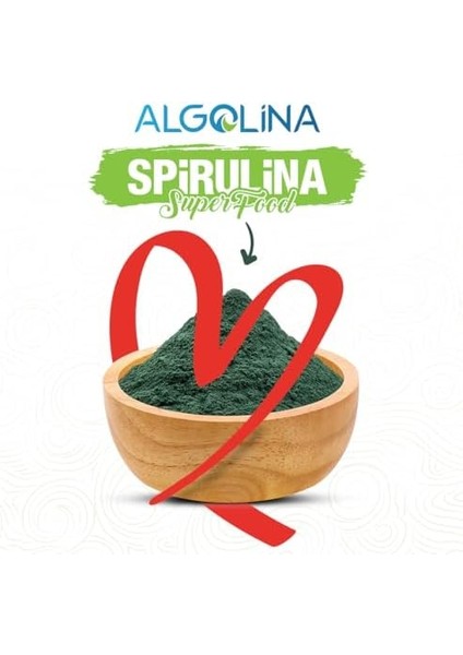 Algolina Saf Spirulina Tozu 100 gr fiyatları