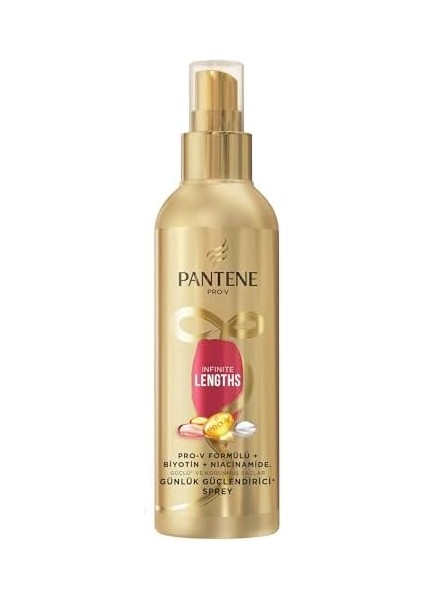 Pantene Infinite Lengths Günlük Güçlendirici Saç Spreyi 200 ml