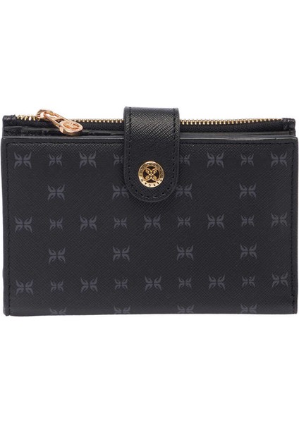Siyah Print Kadın Cüzdan - S1CB00055816-T0E indirimleri