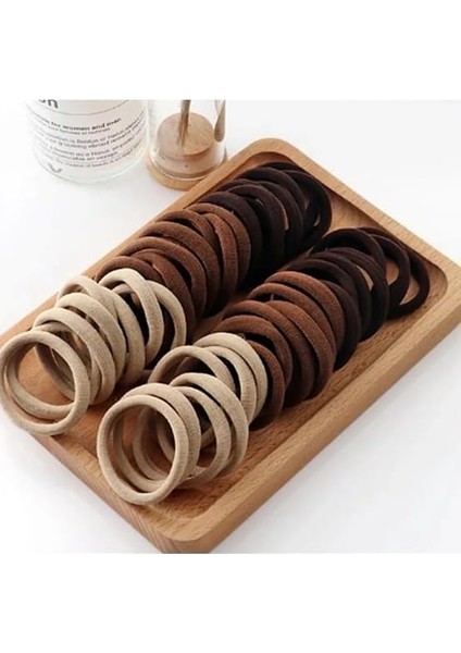 Okavango Kadın 50'li Havlu Lastik Toka Seti,kadın Çocuk Mandal Toka, Lastik Toka Seti, Toka Organizer, Toka, Kız Çocuk Toka, Kadife Toka (Siyah-Kahve-Beyaz)