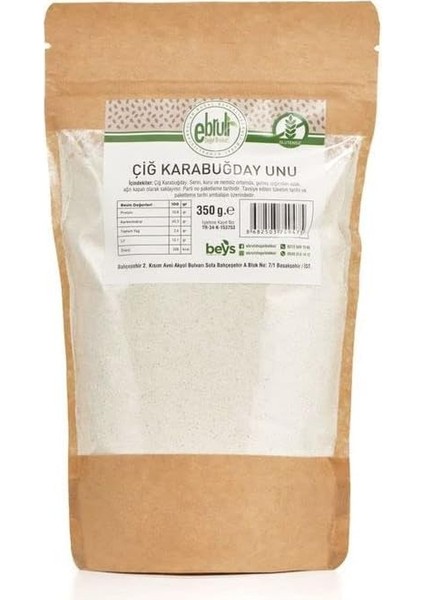 Ebruli Doğal Bakkal By Beys Çiğ Karabuğday Unu