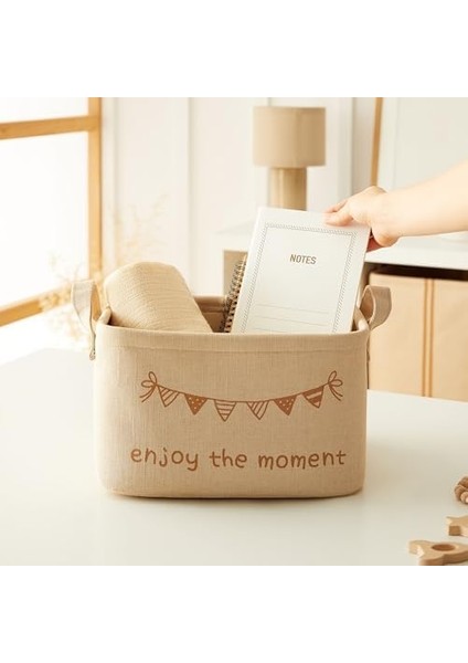 Textile 3'lü Çocuk Odası Sevimli Aslan Jüt Dokuma Kumaş Sepet Set 24 x 17 x 14/30 x 21 x 18/33 x 40 cm fiyatları