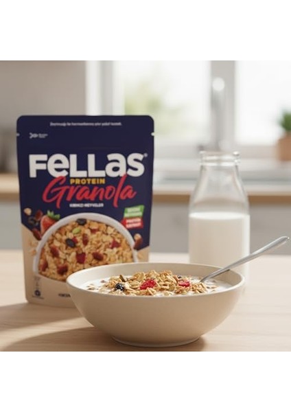 Fellas Protein Granola Kırmızı Meyveler 270 gr